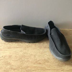 skechers mens moccasins